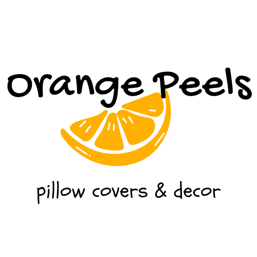 Orange Peels Pillow Covers & Decor