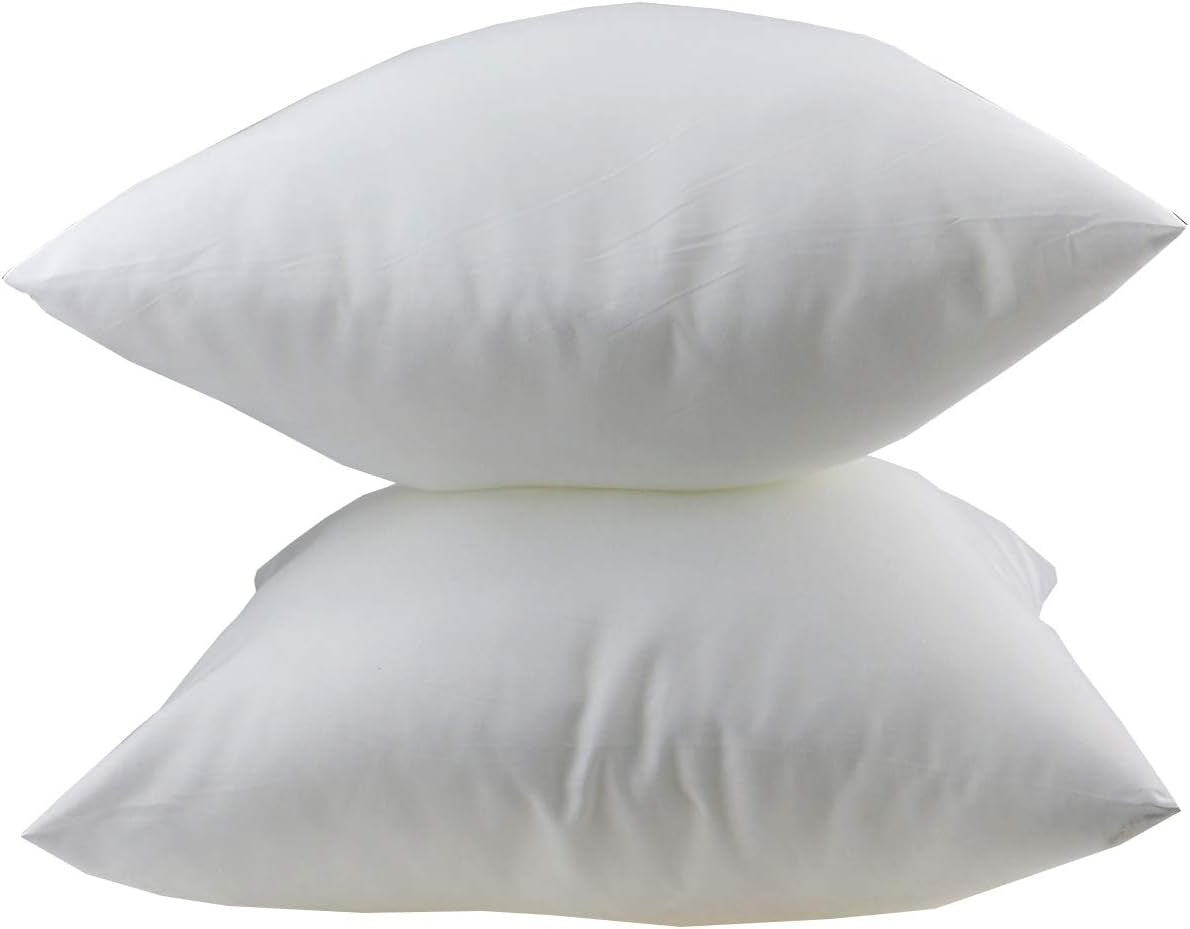 4 Pack 18" X 18" Hypoallergenic Throw Pillow Inserts 